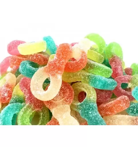 CARAMELLE GOMMOSE " CIUCCI " COLORATI ZUCCHERATI 1000GR 0170