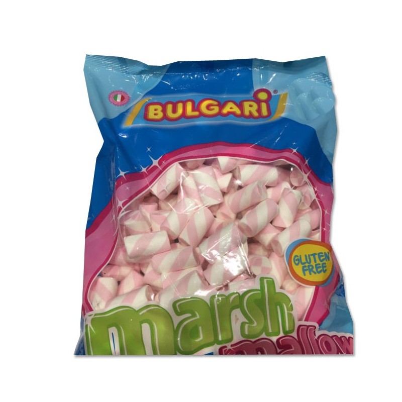 marshmallow tubo bianco azzurro rosa