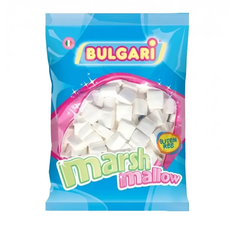 BULGARI MARSHMALLOW MINI QUADRATINO BIANCO 1 KG ESTRUSO