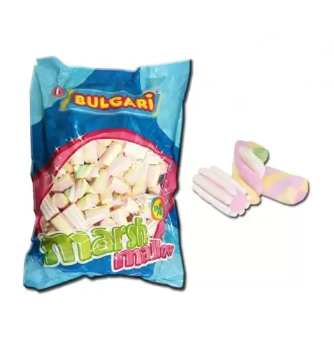 24 SCATOLINE BOX CELESTE + 1 KG DI MARSHMALLOW MIX BIANCO ROSA ESTRUSO