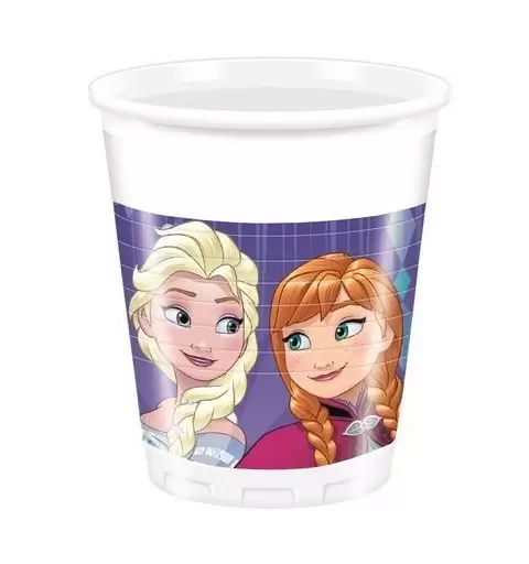 BICCHIERI FROZEN SNOWFLAKES 8 PZ