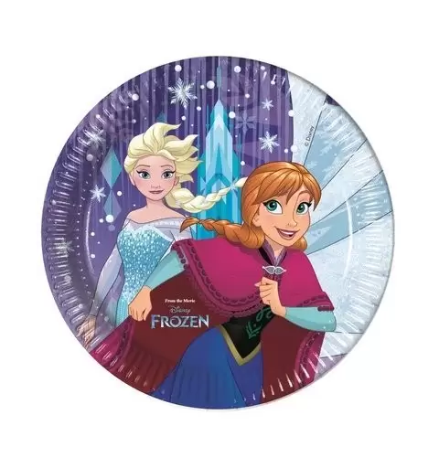 PIATTI FROZEN SNOWFLAKES 8 PZ