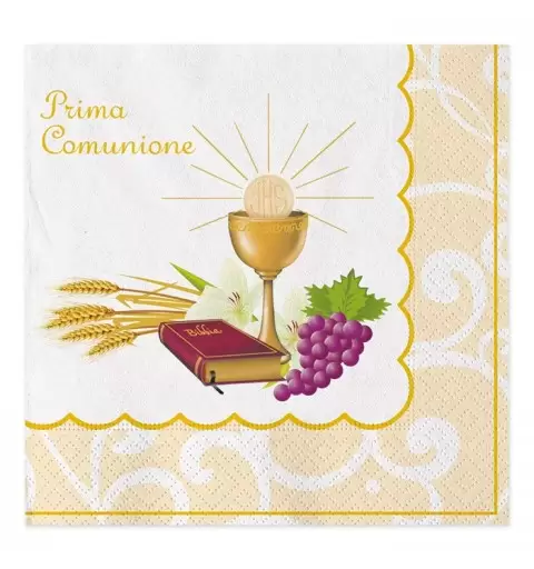 KIT N 3 - LA MIA COMUNIONE COORDINATO TAVOLA