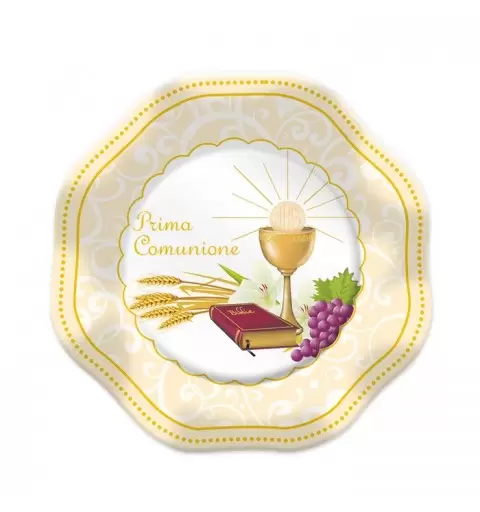 PIATTINI DESSERT LA MIA COMUNIONE 40 pz