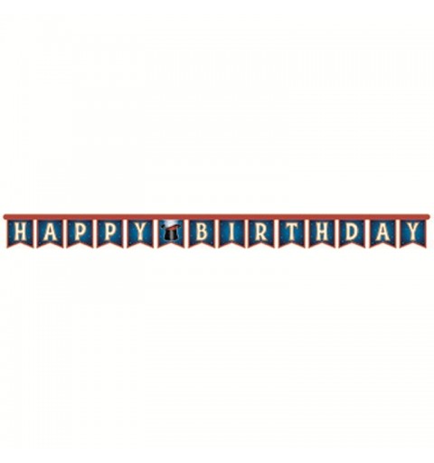 FESTONE GHIRLANDA " HAPPY BIRTHDAY " MAGIC PARTY 324437