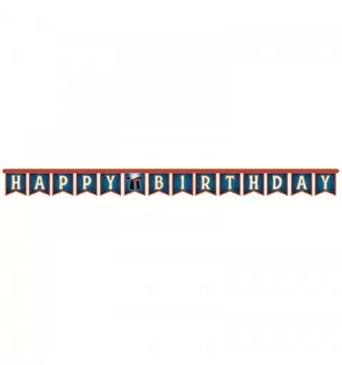 FESTONE GHIRLANDA " HAPPY BIRTHDAY " MAGIC PARTY 324437