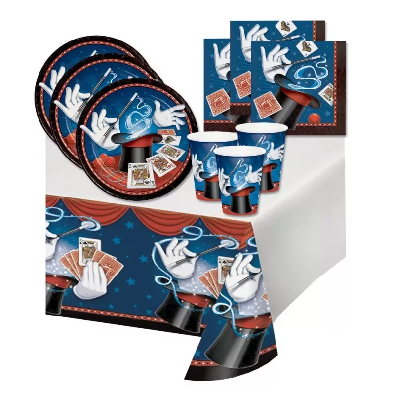 KIT N 3 - COORDINATO TAVOLA MAGIC PARTY MAGO