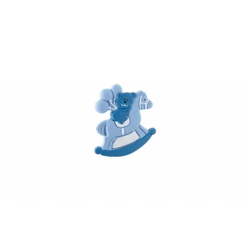 MAGNETI CAVALLO A DONDOLO CELESTE 1012749 2 PZ.
