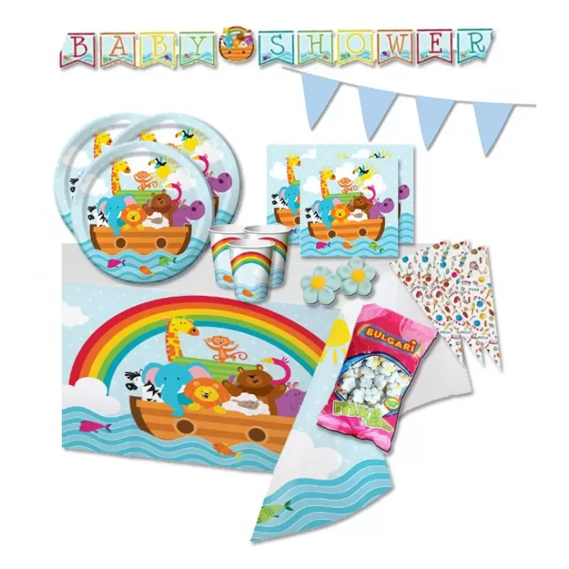 KIT N 51 - ARCA DI NOè COORDINATO + CARAMELLE MARSHMALLOW