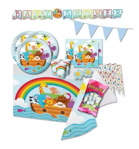 KIT N 51 - ARCA DI NOè COORDINATO + CARAMELLE MARSHMALLOW