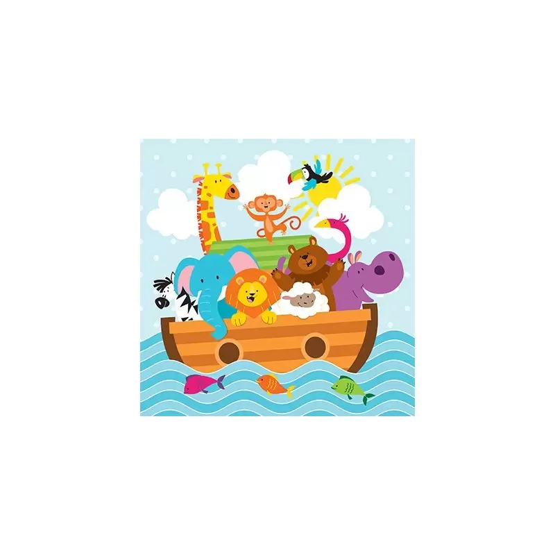 KIT N 51 - ARCA DI NOè COORDINATO + CARAMELLE MARSHMALLOW