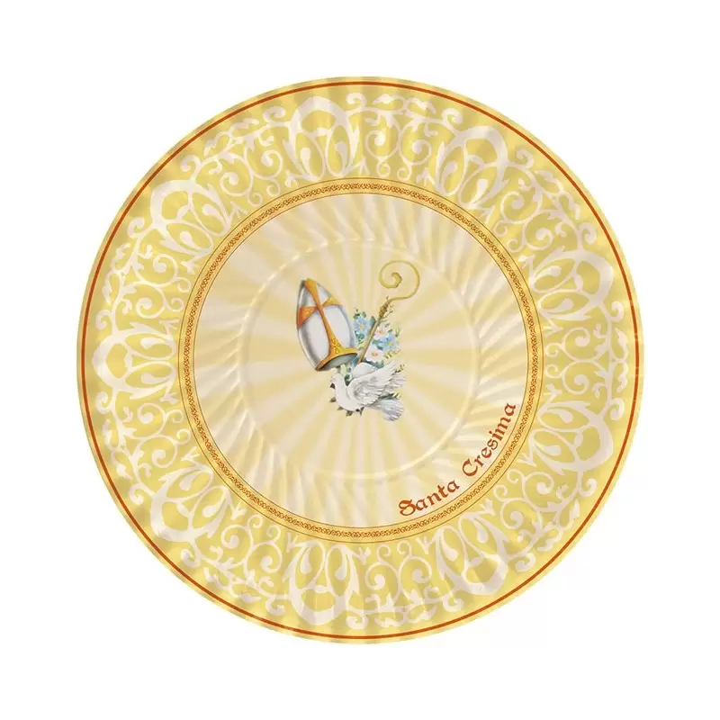PIATTI SANTA CRESIMA 10 PZ