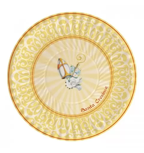 PIATTI SANTA CRESIMA 10 PZ