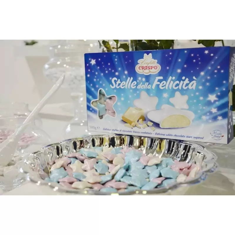 CONFETTI CRISPO - STELLE DELLA FELICITà ARGENTO