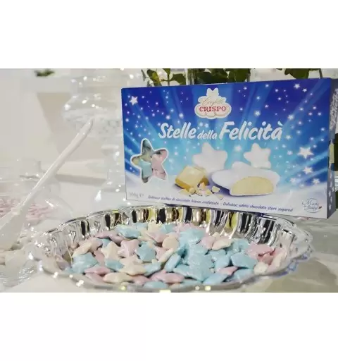 CONFETTI CRISPO - STELLE DELLA FELICITà ARGENTO