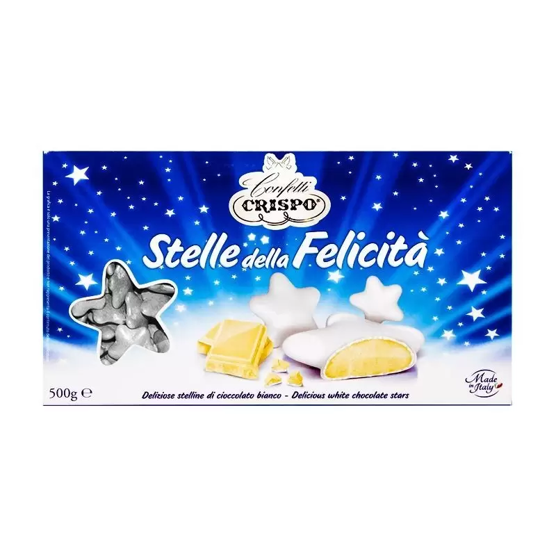 CONFETTI CRISPO - STELLE DELLA FELICITà ARGENTO