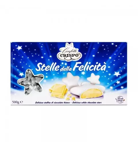 CONFETTI CRISPO - STELLE DELLA FELICITà ARGENTO
