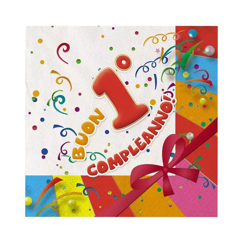 KIT N 46 - BUON PRIMO COMPLEANNO 1 ANNO FANTASY