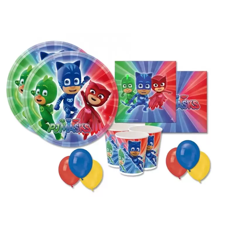 KIT N 22 - ADDOBBI FESTA SUPER PIGIAMINI PJMASKS