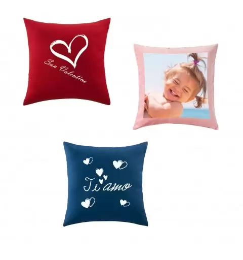 CUSCINO PERSONALIZZABILE CON FOTO E SCRITTE