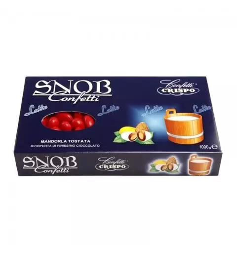CONFETTI SNOB CRISPO CIOCCOLATO AL LATTE ROSSI 1000GR