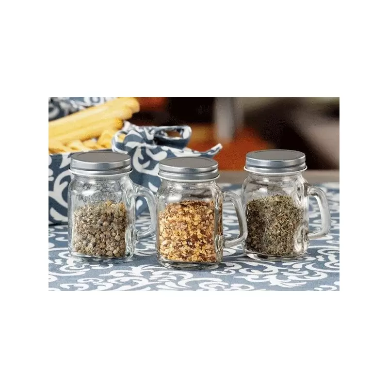 BARATTOLI PORTA SPEZIE TAPPO ALLUMINIO 43939 10 PZ.