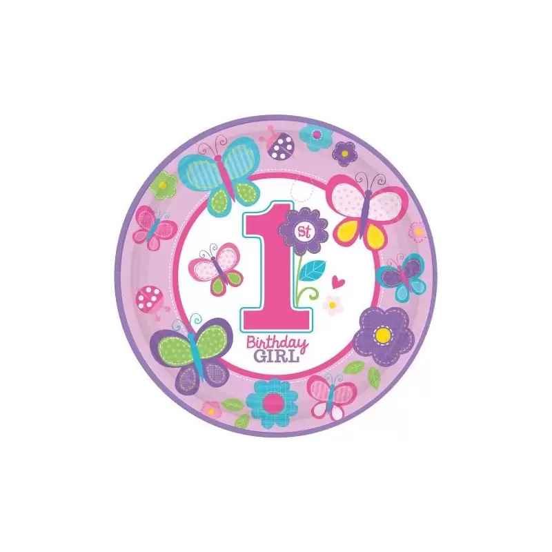 PIATTI BIRTHDAY GIRL 8 PZ