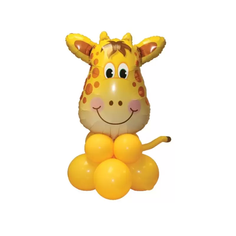 BOUQUET N 10 COMPOSIZIONE PALLONCINI " GIRAFFA "
