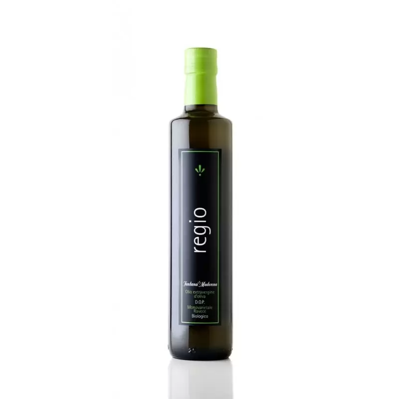 REGIO - OLIO EXTRAVERGINE D'OLIVA D.O.P. FONTANA MADONNA 500ml RAVECE BIOLOGICO