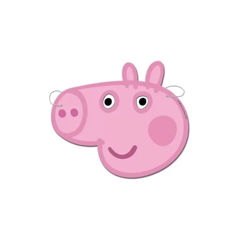 MASCHERINE PEPPA PIG IN CARTONCINO 6 PZ 016000733