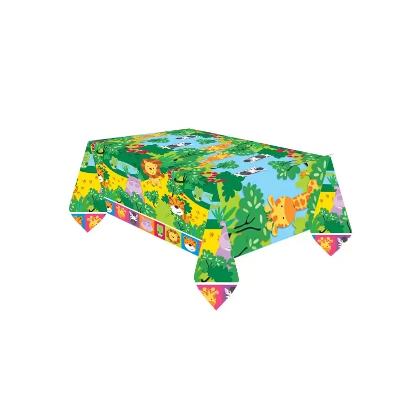 IRPot - KIT 9 COORDINATO COMPLEANNO WILD KINGDOM BAMBINO ANIMALI FORESTA INVITI