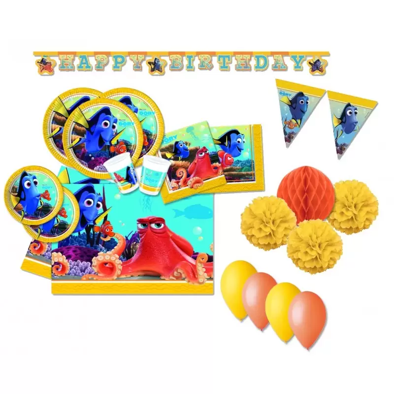 KIT N 52 - ADDOBBI COMPLEANNO ALLA RICERCA DI DORY