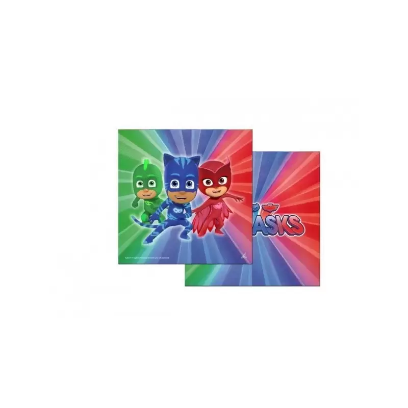 KIT N 17 - ADDOBBI COMPLEANNO SUPER PIGIAMINI PJMASKS