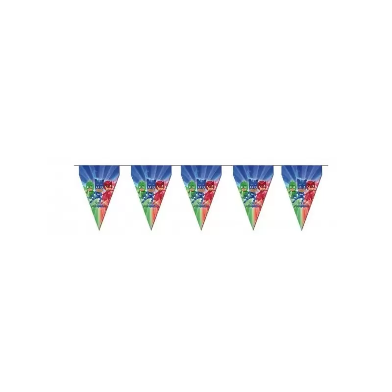 KIT N 17 - ADDOBBI COMPLEANNO SUPER PIGIAMINI PJMASKS