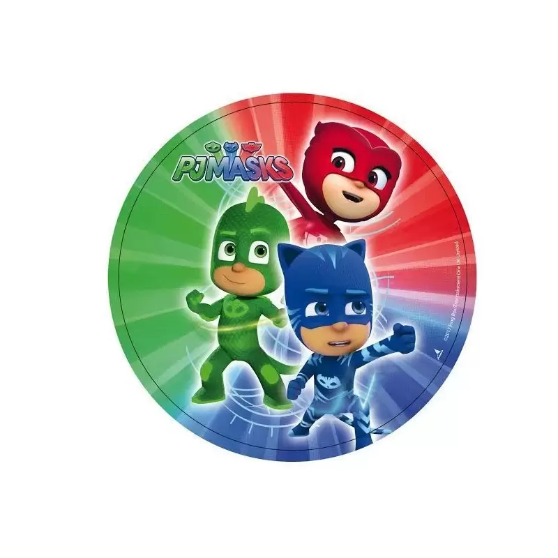KIT N 52 -  COORDINATO COMPLEANNO PJ MASKS - SUPER PIGIAMINI