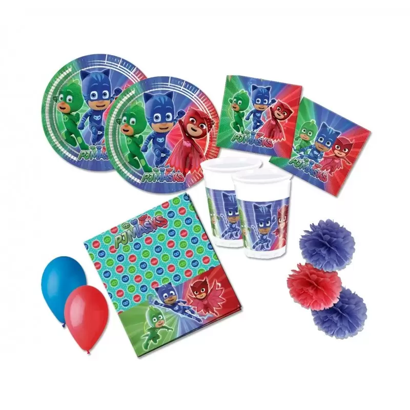 KIT COMPLEANNO N.49 SUPER PIGIAMINI PJ MASKS