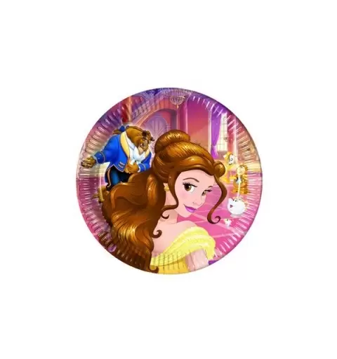 KIT n.23 COMPLEANNO LA BELLA E LA BESTIA DISNEY + INVITI