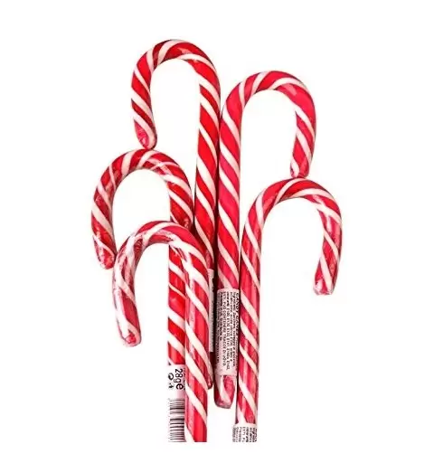 CANDY CANE BASTONCINI DI ZUCCHERO ROSSI SACCHETTO 16 PZ