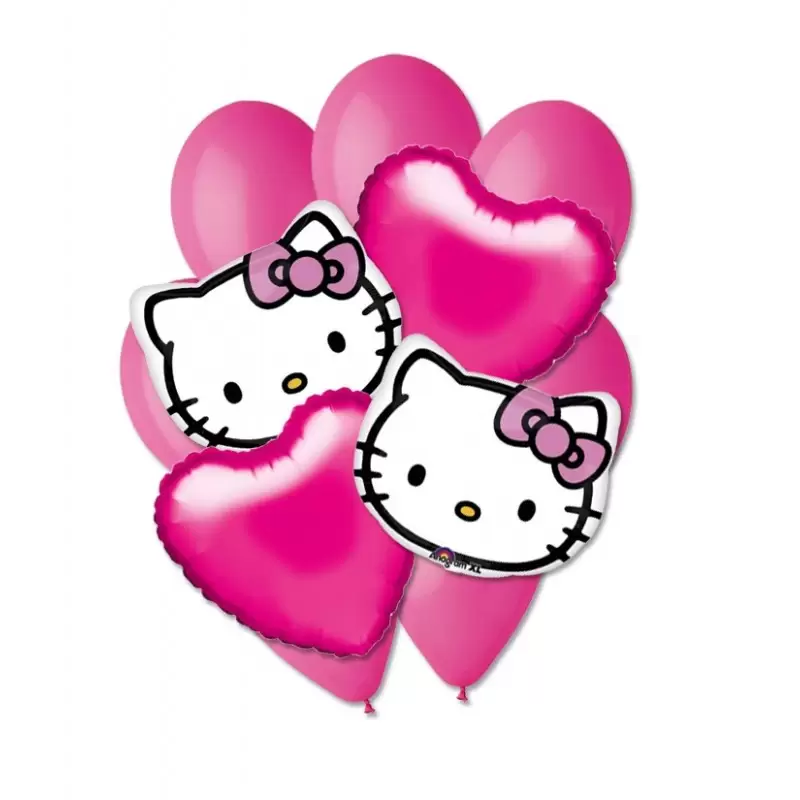 BOUQUET PALLONCINI N9 HELLO KITTY