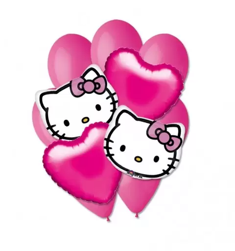 BOUQUET PALLONCINI N9 HELLO KITTY