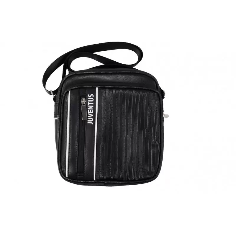 BORSELLO JUVENTUS CON TRACOLLA 13751 RIGHE NERO