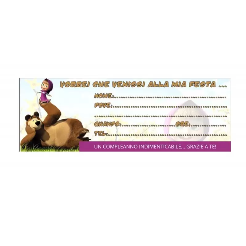 INVITI DA STAMPARE KUNG FU PANDA