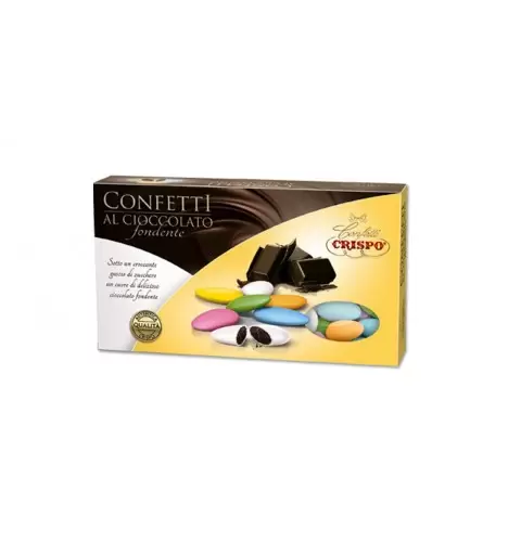 CONFETTI CRISPO AL CIOCCOLATO FONDENTE COLORI ASSORTITI 1 KG