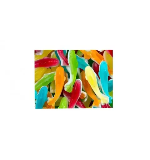 CARAMELLE GOMMOSE SQUALI COLORATI 1000G PESCIOLINI 0823