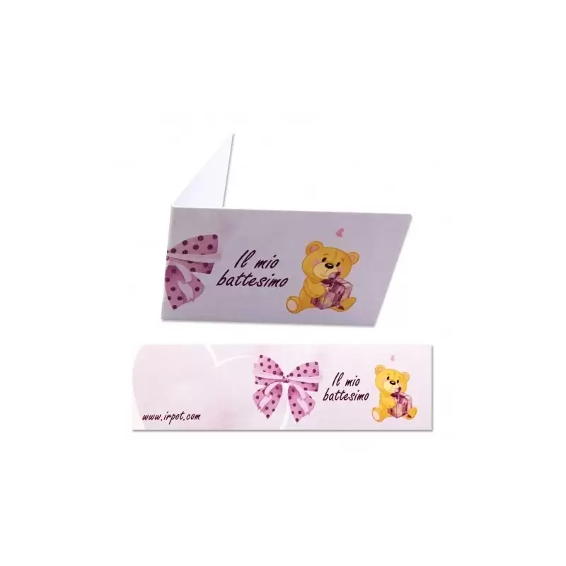BIGLIETTINI BATTESIMO BAMBINO