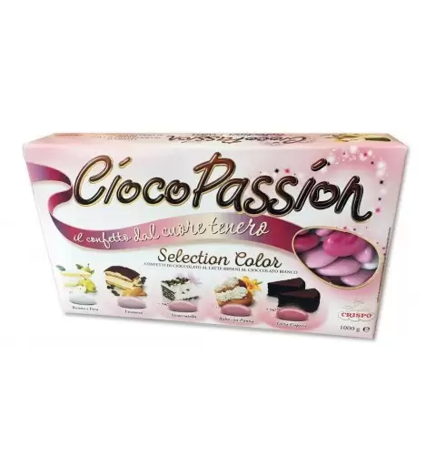 CONFETTI CRISPO CIOCOPASSION SELECTION COLOR GUSTI ASSORTITI ROSA 1 KG