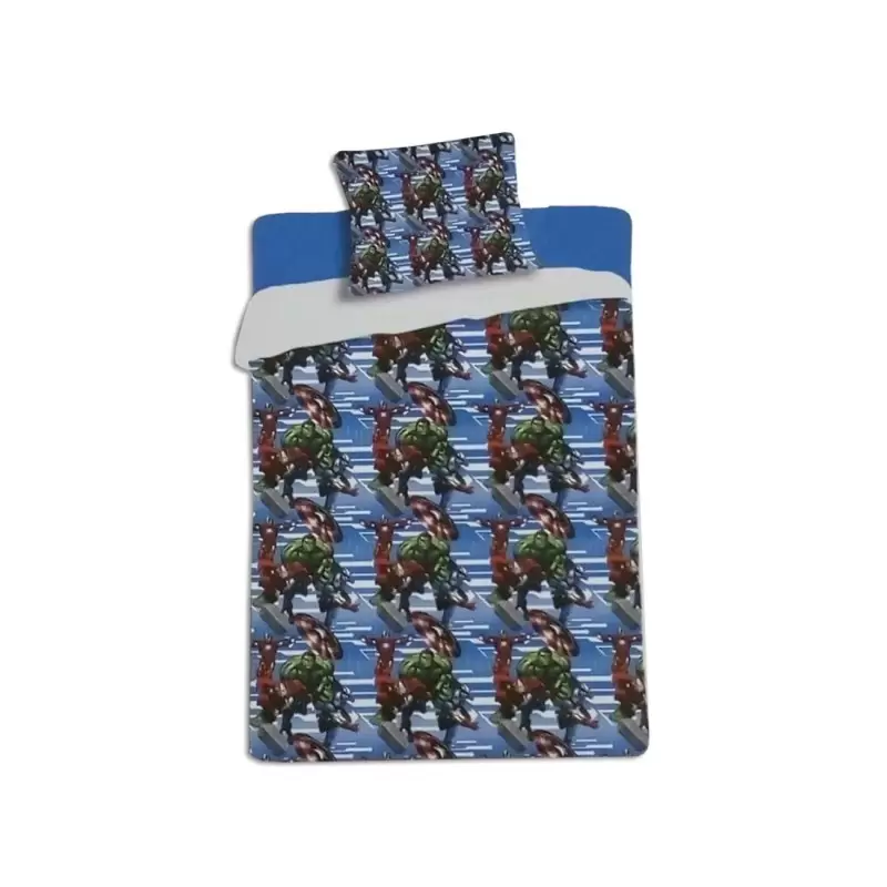 COMPLETO LETTO SINGOLO LENZUOLA AVENGERS ASSEMBLE AVE-B62033