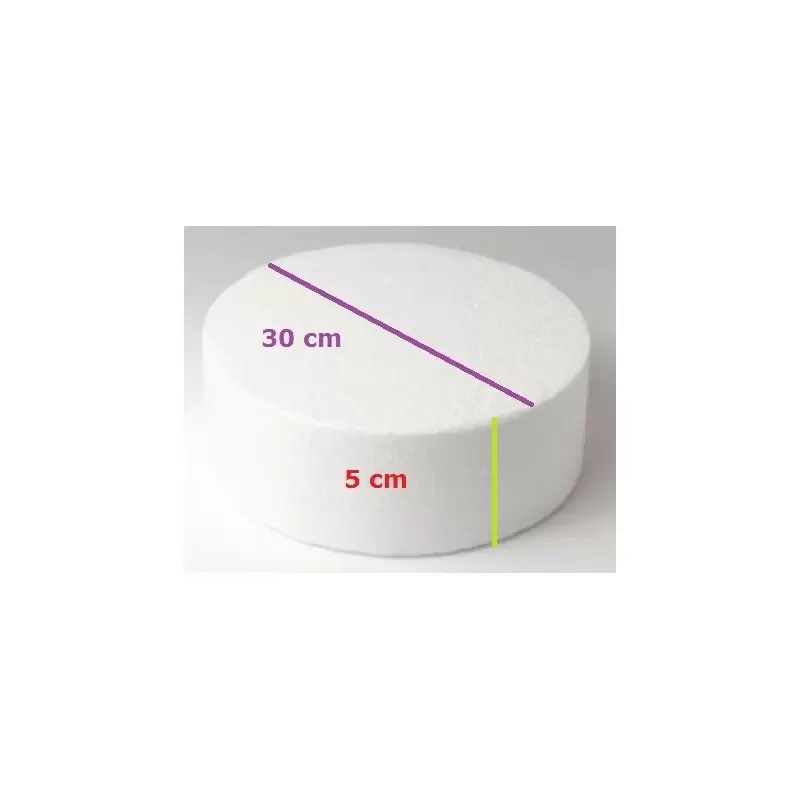 2 x BASE PER TORTA A FORMA DI CERCHIO 30 CM