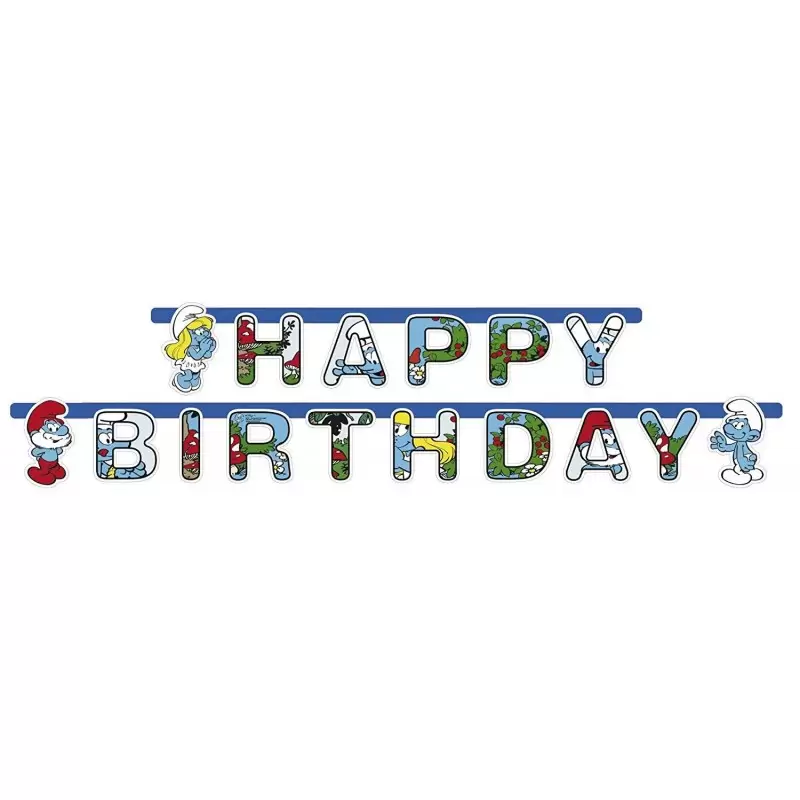 GHIRLANDA FESTONE HAPPY BIRTHDAY PUFFI