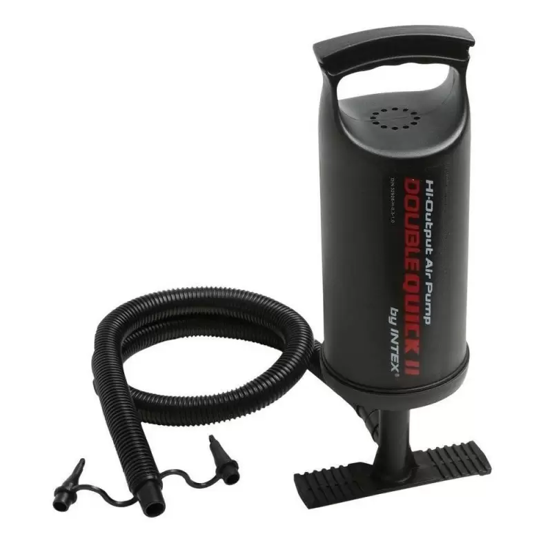 SET MATERASSO GONFIABILE MATRIMONIALE DOWNY 68758 + POMPA MANUALE 68612
